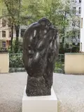 Wieland Förster, Großer trauernder Mann, 1979, Bronze mit anthrazitschwarzer Patina