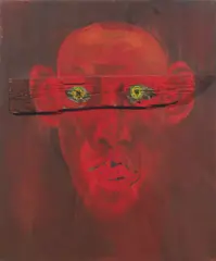 Rainer Fetting, the devil, 1984, Öl und Holz auf Leinwand