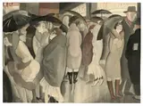 Jeanne Mammen, Vor der Komödie am Kudamm, nachts