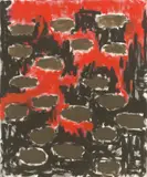 Ohne Titel by Günther Förg, 1995, Acryl auf Leinwand, sold May 2019