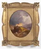 Josef Navrátil, Chateau in a Mountainous Landscape