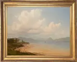 Max Haushofer, By the Lake, 1840s, oil on canvas