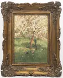 Pál Szinyei Merse, Blooming Orchard, 1871, oil on cardboard