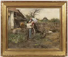 Vilém Trsek, Sweet Burden, 1894, oil on canvas