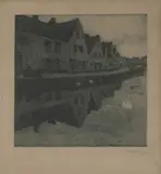 Tavík František Šimon, Paris, 1905, etching, aquatint, paper