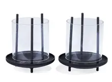 Stan Hawk, Candle stands (2), c. 1950, Hawk House
