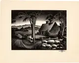 Paul Landacre, The Enchanted Cottage
