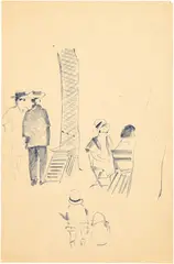 Paul Theodore Frankl, Group of drawings (38), c. 1935, Mixed-media drawings on paper