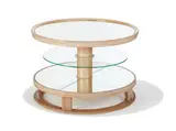 Paul Laszlo, Circular mirrored table, c. 1937 for the Lupita Tovar & Paul Kohner Residence, Los Angeles