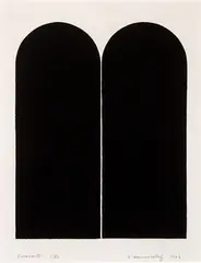 Frederick Hammersley, Covenant, 1963, Screenprint on paper