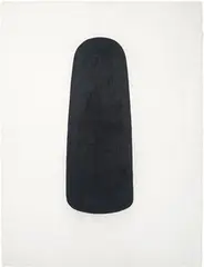 Jene Highstein, Untitled, 1979, Charcoal on paper