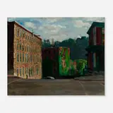 Francis Speight, Main and Cotton, 1950, oil on canvas