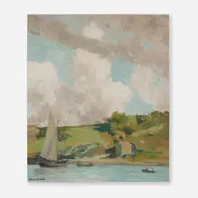 Henry B. Snell, Untitled, oil on board