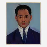 Boris Solotareff, Self Portrait, oil on canvas