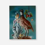 Aaron Bohrod, Quail, oil on board