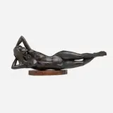 Louis Sanguino, Nude, bronze