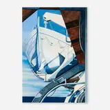 Edmund Lewandowski, LIfe Boat Station, No.3, 1988, gouache and watercolor on paper