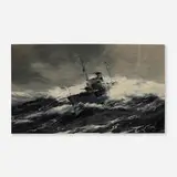 Montague Dawson, H.M.S. Southern Spray