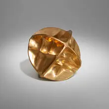 Giò Pomodoro, Radiale, 1966, polished bronze