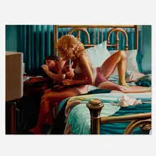 Terry Rodgers, Nude, c. 1985, oil on board