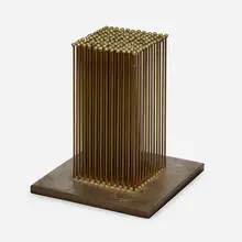 Untitled (Sonambient) by Harry Bertoia, c. 1970, beryllium copper and bronze, sold Nov 2023