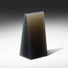 DeWain Valentine, Gray Wedge, c. 1975-76, cast polyester resin