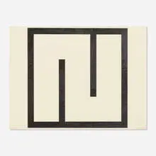 Julije Knifer, Untitled, 1978, graphite on paper