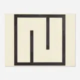 Julije Knifer, Untitled, 1978, graphite on paper