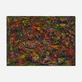 William Buchanan, Abstract Composition, oil on canvas board
