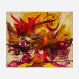 Joseph Meierhans, Explosion of Color, oil on Masonite