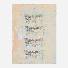 Wayne Cunningham, Abstraction, 1987, mixed media and gouache on paper
