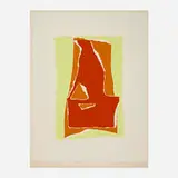 Adja Yunkers, A IV, 1972, screenprint in colors