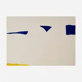 Adja Yunkers, Aegean IX, 1969, lithograph in colors with embossing