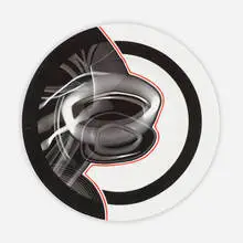 Vortex Engraving #1 by Frank Stella, 2000, transfer-printed porcelain, sold Nov 2023