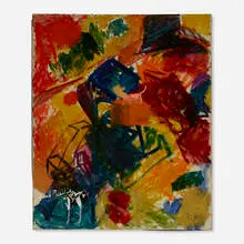 Felix Pasilis, Untitled, 1962, oil on canvas