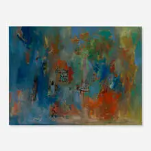 Untitled by Ralph Rosenborg, 1940, oil on canvas, sold Nov 2023