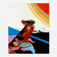 UFO #316 by Sidney Gross, c. 1965, oil on canvas, sold Nov 2023