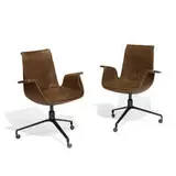 Preben Fabricius and Jørgen Kastholm, Bird chairs, pair, model F 6727