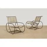 Kipp Stewart, Bronze Age lounge chairs, pair, model 40600