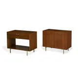 Harvey Probber, cabinets, two
