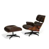 670 / 671 lounge chair and ottoman by Charles and Ray Eames, sold May 2021