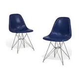 DSR-1 chairs, pair by Charles and Ray Eames, sold May 2021
