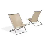 Ward Bennett, Scissor lounge chairs, pair