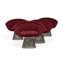 Warren Platner, Platner Collection lounge chairs, set of four