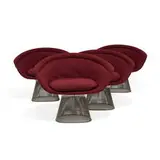 Platner Collection lounge chairs, set of four by Warren Platner, sold May 2021