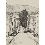 Childe Hassam, Street in Newburgh, 1915