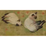 Siamese Cats, 1925 by Georges Henri Manzana Pissarro, sold Mar 2021