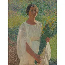 Henri Martin, Femme au Fleurs, circa 1903