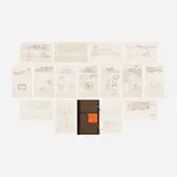 Frank Lloyd Wright, Building Plans and Designs portfolio, 1963, printed paper