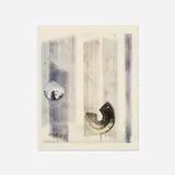 Harry Bertoia, Untitled (Monoprint), c. 1965, ink on paper with collaged elements